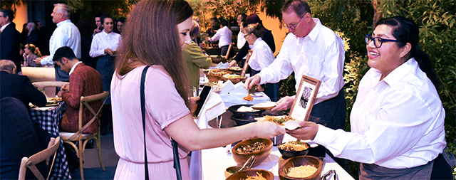 catering service in a conference