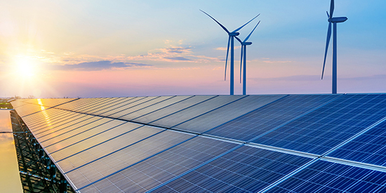 Solar panel and windmill equipment