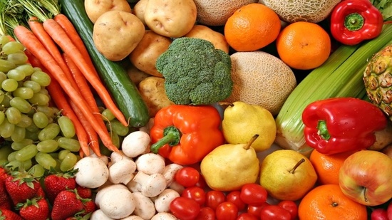 Fresh fruit and vegatables